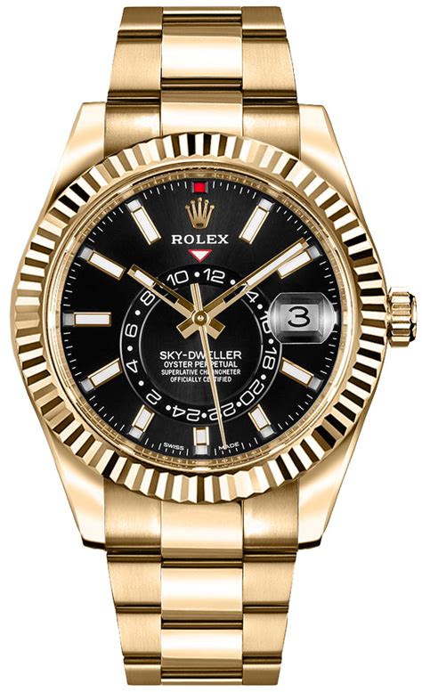 rolex skydweller gold|Rolex gold sky dweller price.